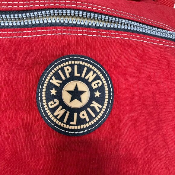 VTG Kipling Hanging Traveller Case Toiletry Bag Organizer John Monkey Keychain - Picture 10 of 11